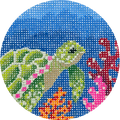 Sally Sea Turtle Canvas