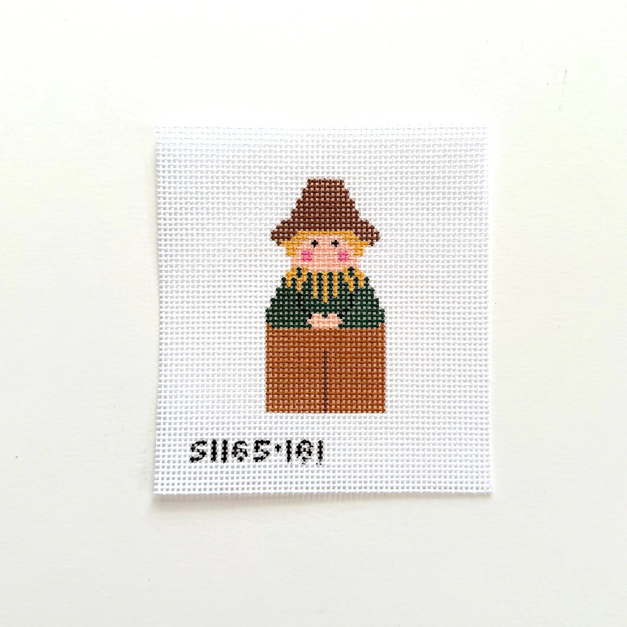 Scarecrow Stitch It Angel Canvas