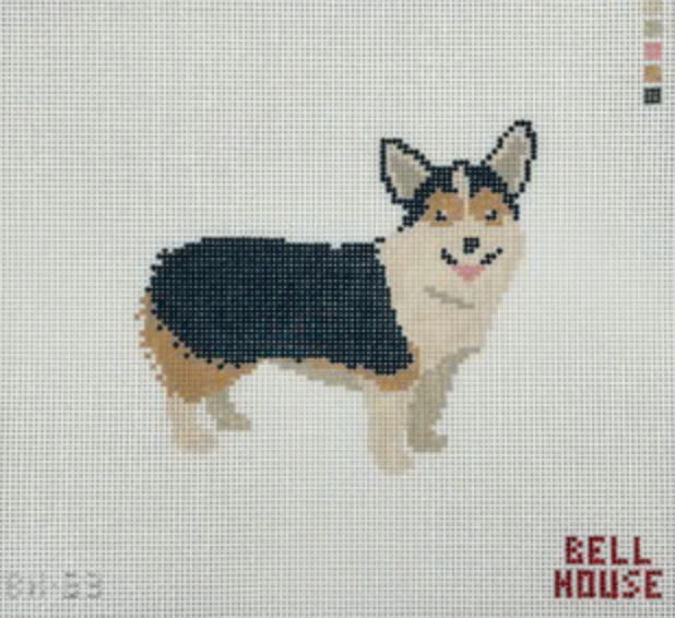 TriColor Corgi Canvas