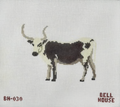 Longhorn Cow Canvas