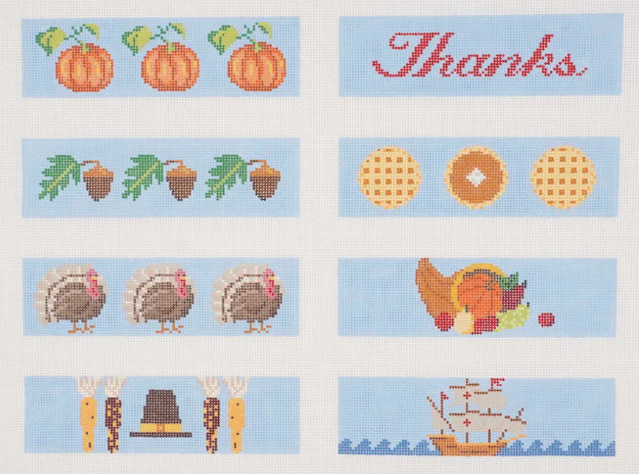 Thanksgiving Napkin Rings Canvas