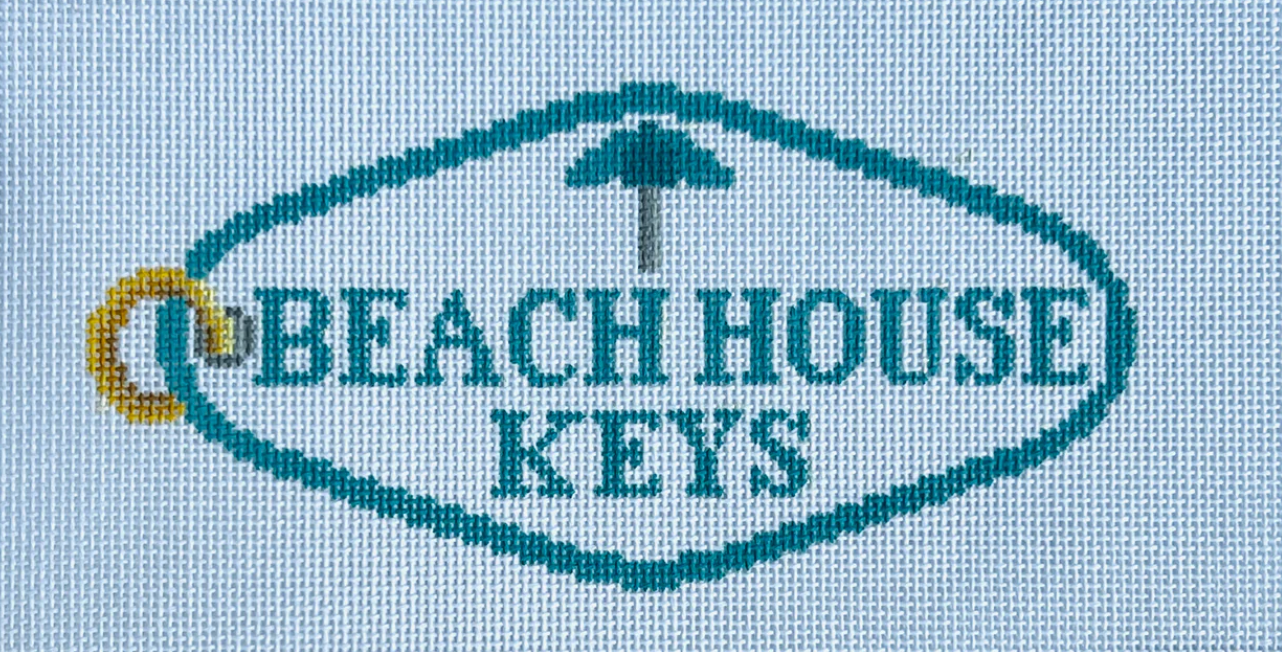 Beach House Keys Canvas
