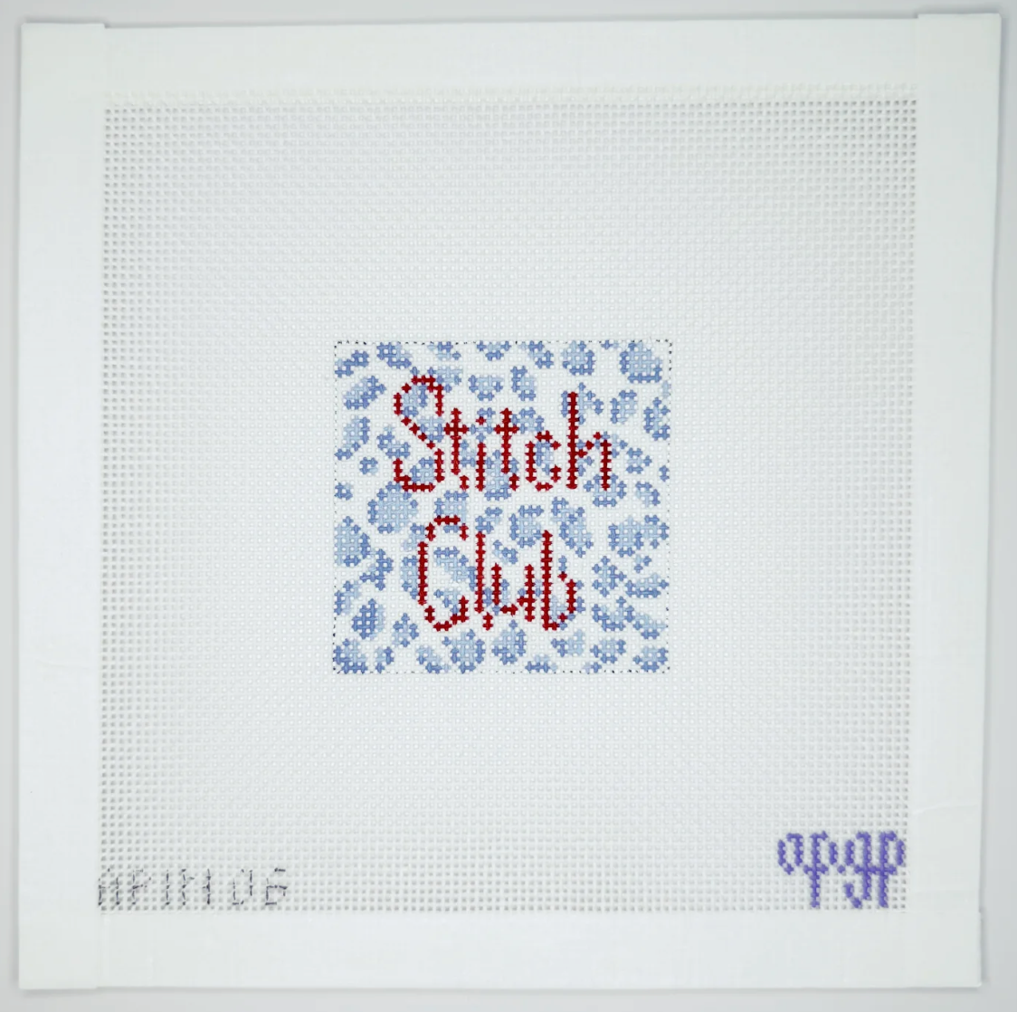 Stitch Club Insert (Blue) Canvas
