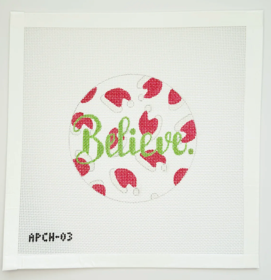 Believe (Red) Canvas
