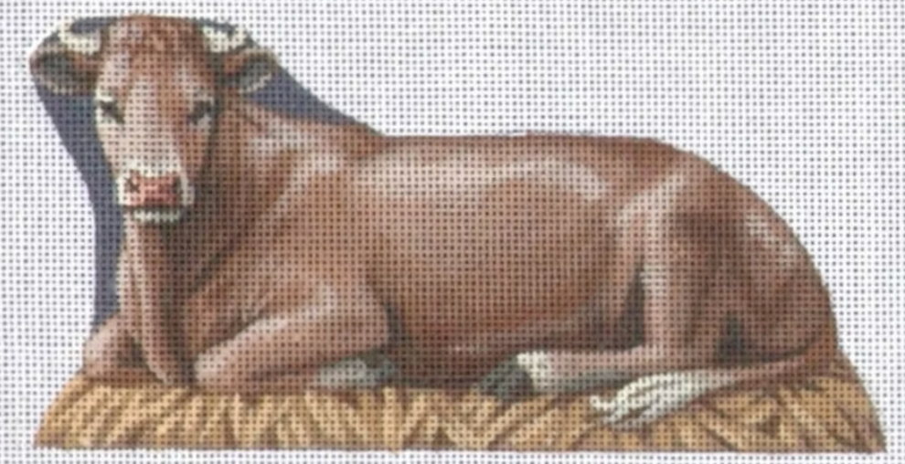 Cow Laying Down (Nativity) Canvas