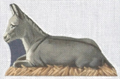 Lying Down Donkey (Nativity) Canvas