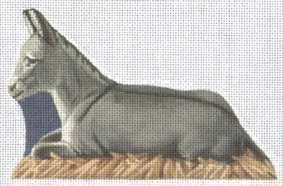 Lying Down Donkey (Nativity) Canvas