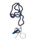 Gemstone Chatelaine-Marble Blue