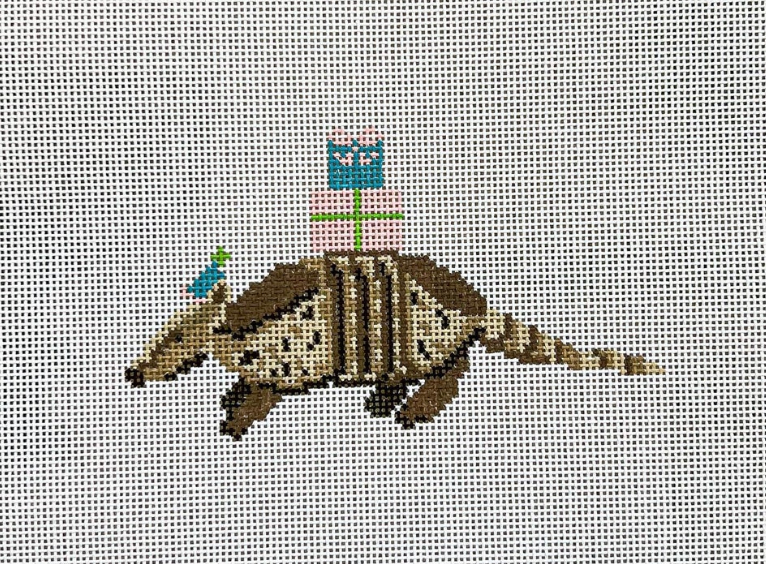 Party Animal Armadillo Canvas
