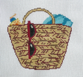 Straw Beach Bag Canvas