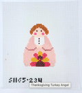 Thanksgiving Turkey Stitch It Angel Canvas