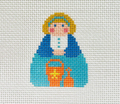 Beach Stitch It Angel Canvas