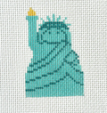 Statue of Liberty Patriotic Stitch It Angel Canvas
