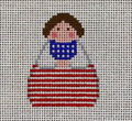 July Stitch It Angel Canvas
