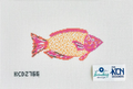 Purple and Orange Parrotfish Canvas