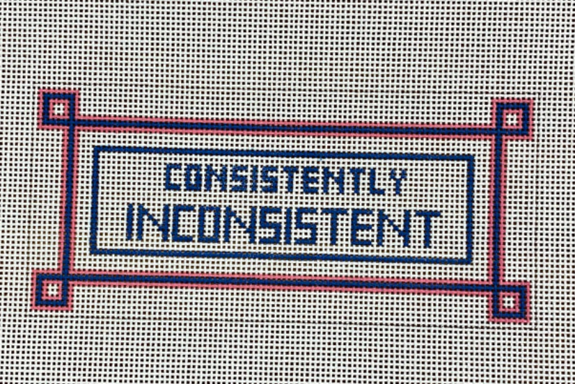 Consistently Inconsistent Canvas