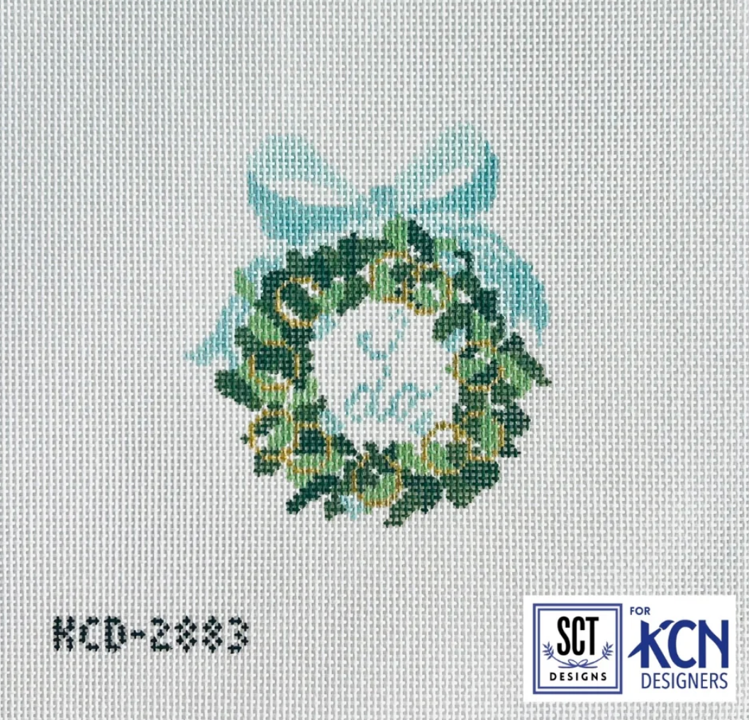 Wedding/Engagement "I Do" Wreath Canvas