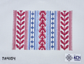 Red and Blue Clutch Canvas
