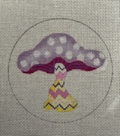 Purple Polka Dot Mushroom