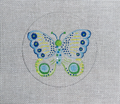 Butterfly Round Canvas