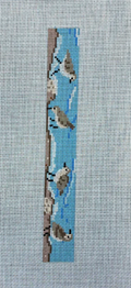 Sandpipers Key Fob Canvas