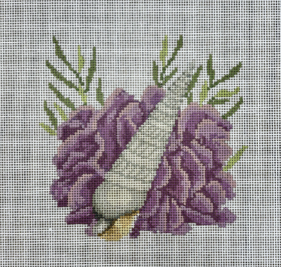 Auger Shell 5" Square Canvas