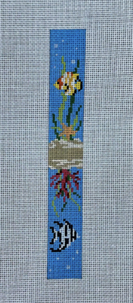 Ocean Floor Key Fob Canvas