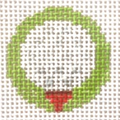 Golf Ball 1.25" Mini Round Canvas
