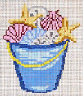 Bucket of Shells Canvas