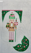 Cupcake Nutcracker Stocking Canvas