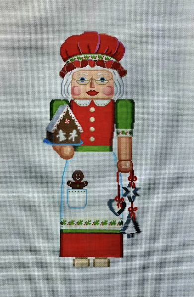 Mrs. Claus Nutcracker 18" Canvas