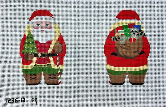 Woodsman Santa Two Sided (13 mesh) Canvas