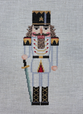 Policeman Nutcracker Ornament Canvas
