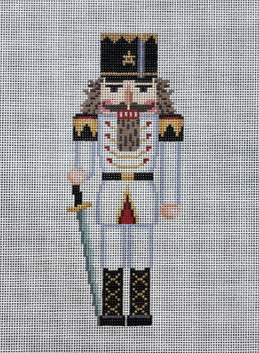 Policeman Nutcracker Ornament Canvas