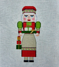 Mrs. Claus Nutcracker 6.5" Canvas