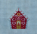 Red Velvet Lace Canvas