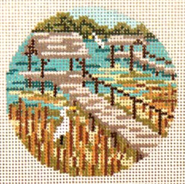 Marsh 4" Round Canvas