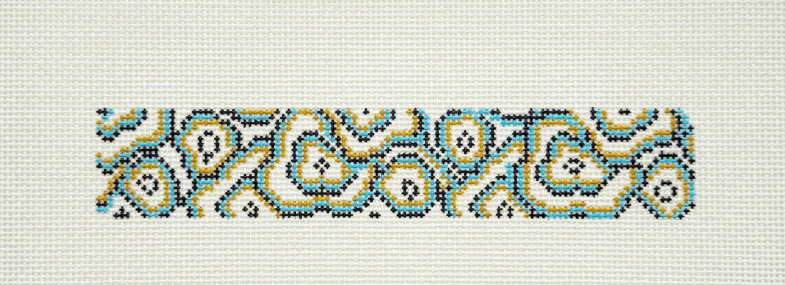 Geode Key Fob/Cuff (Teal, 13) Canvas