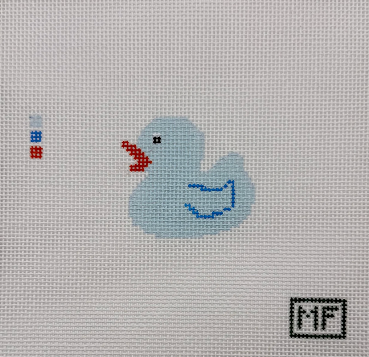 Rubber Duck Mini (Blue) Canvas