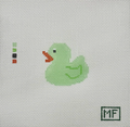 Rubber Duck Mini (Green) Canvas