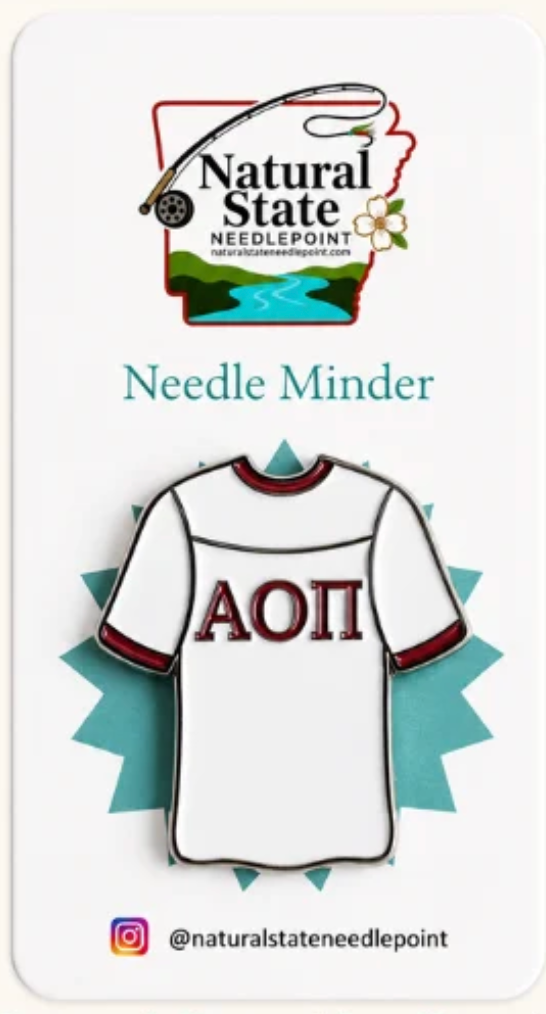 Alpha Omicron Pi Jersey Needle Minder