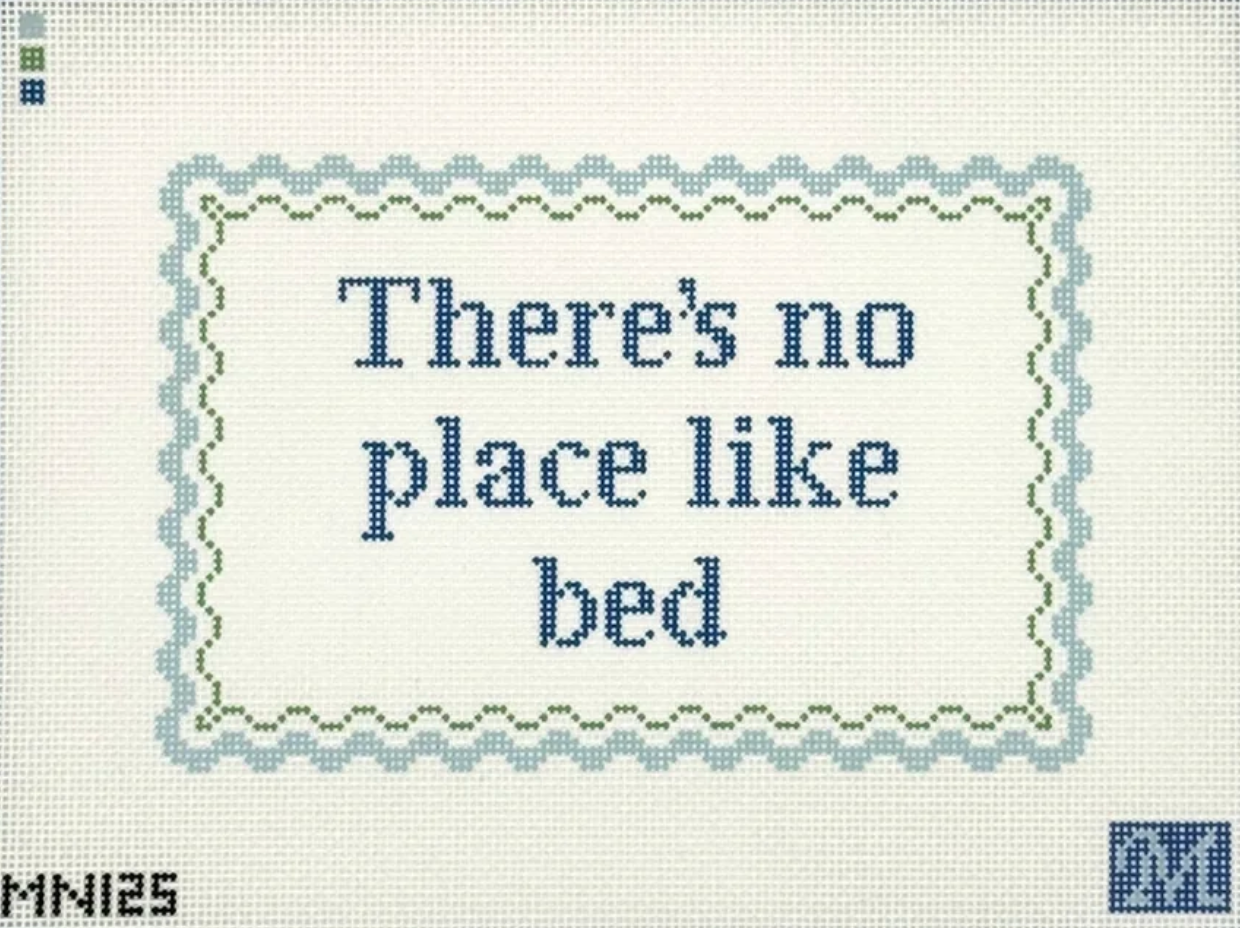 There's No Place Like Bed Canvas