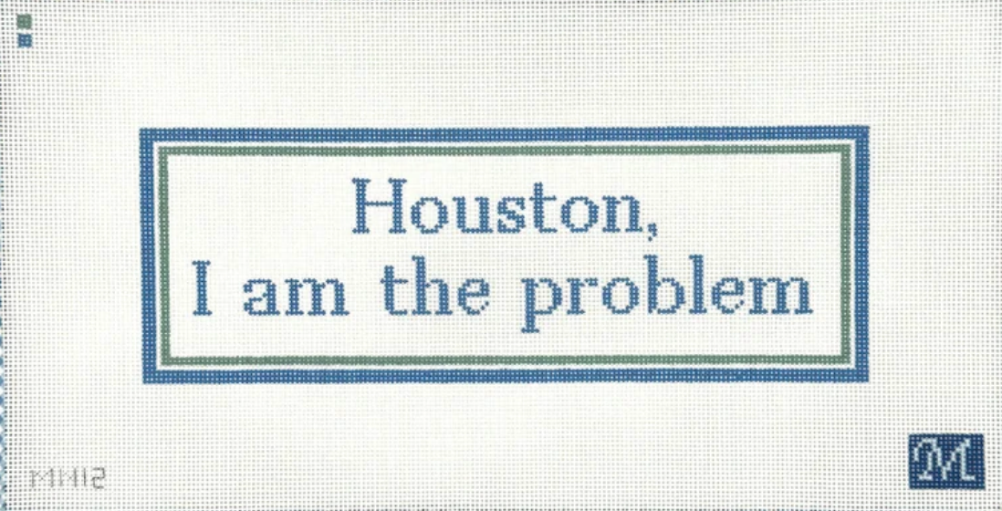 Houston, I am the Problem Canvas