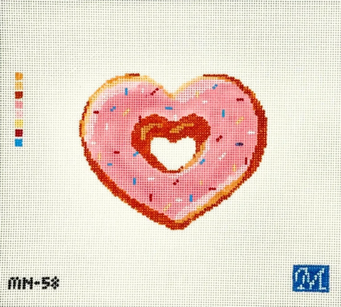 Cupid's Glazed Donut Canvas