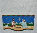 Nativity Stocking Cuff Canvas
