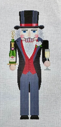 Champagne Nutcracker 18" Canvas