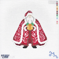 Chinoiserie Santa (Red) Canvas