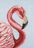 Flamingo Head Canvas