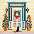 Holiday Homecoming Front Door Canvas