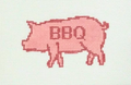 BBQ Pig Canvas
